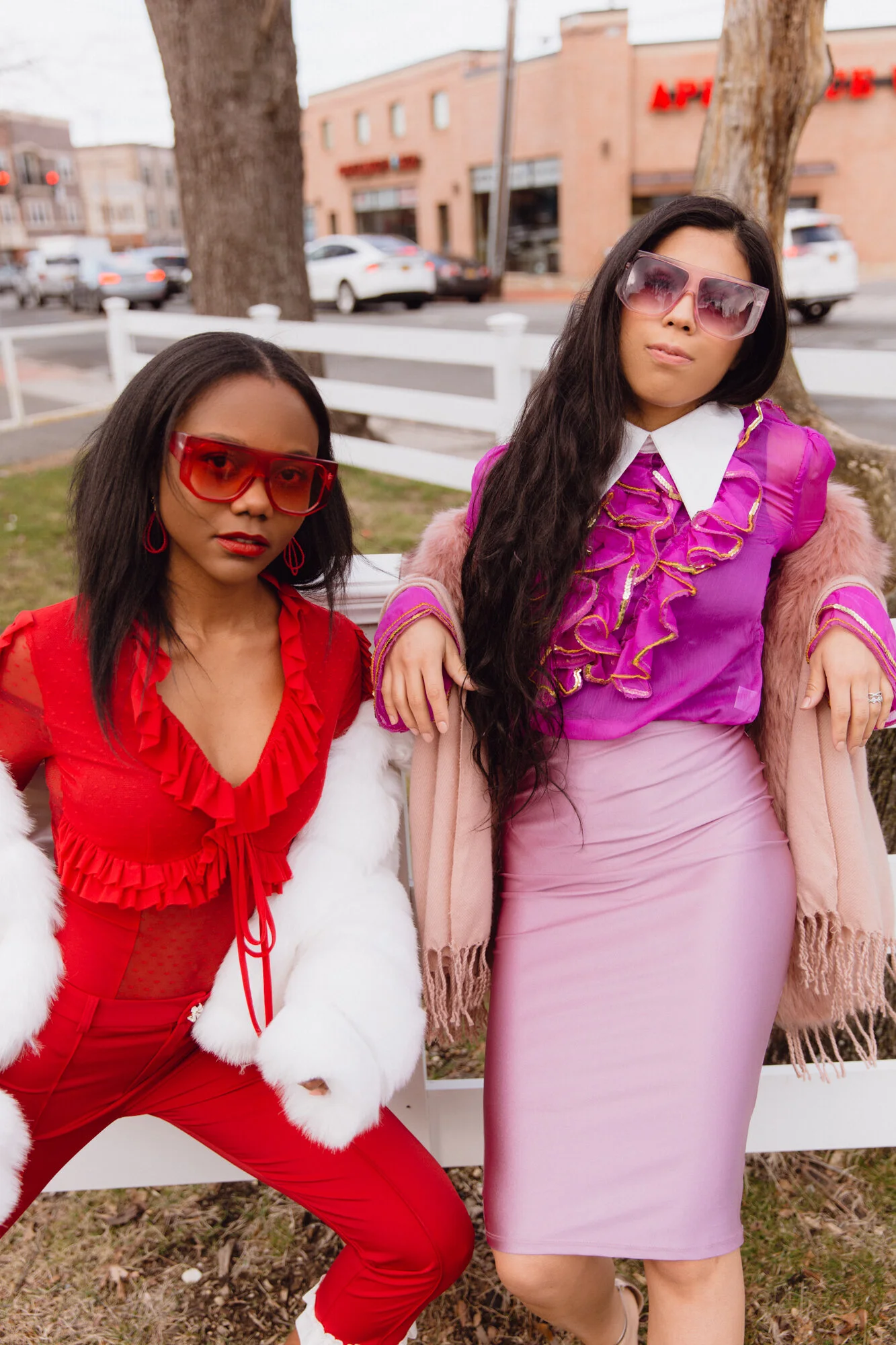 Purple Princess Pencil Skirt