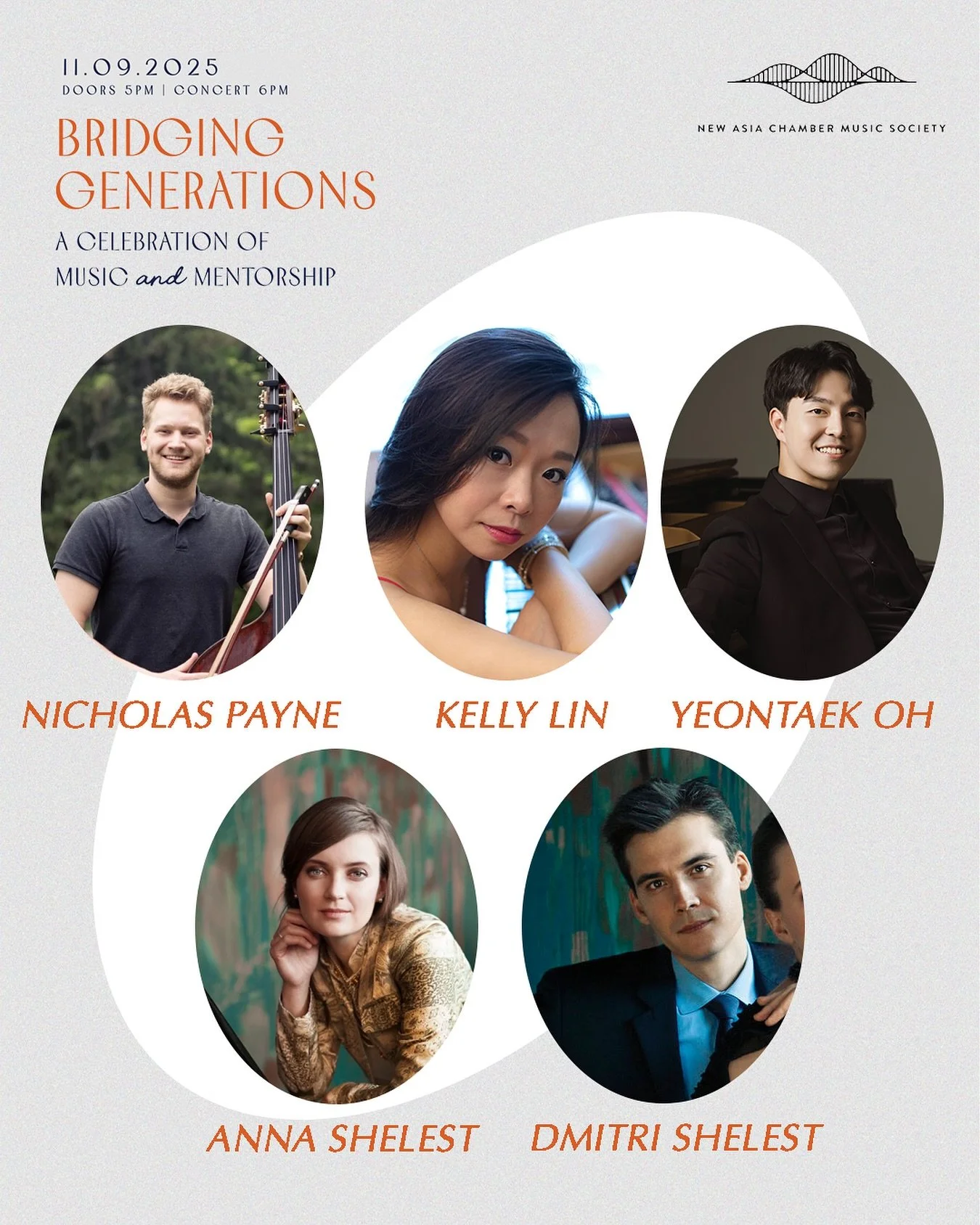 🌟 Gala Artist Spotlight 🌟 
Introducing our exceptional guest artists joining the stage for Bridging Generations 🎶

🎻 Nicholas Payne &ndash; Double Bass
🎹 Kelly Lin &ndash; Piano
🎹 Yeontaek Oh &ndash; Piano
🎹 Anna Shelest &ndash; Piano
🎹 Dmitr