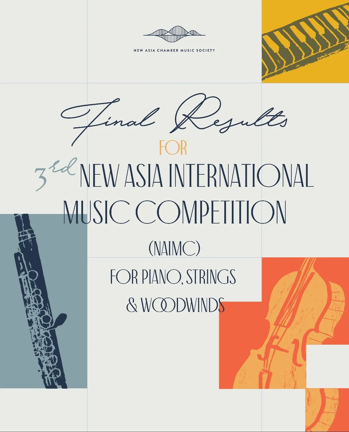 We are delighted to announce the final results of the 3rd New Asia International Music Competition! 🎶✨
Congratulations to all outstanding young musicians for their artistry and hard work.

STRINGS
Category B &ndash; Julia Angeles (cello) 🥇 | Anna G