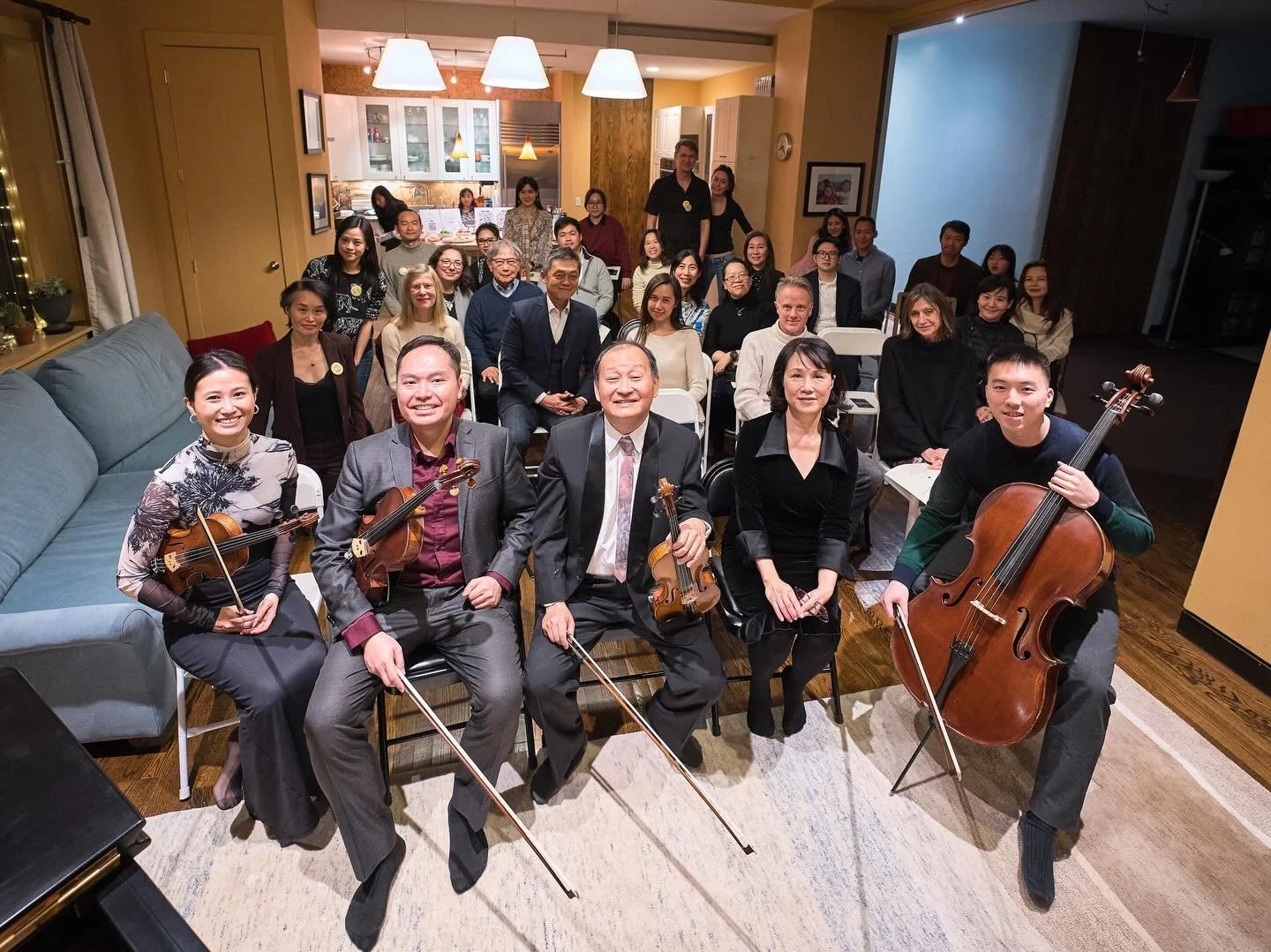 Our Member Appreciation Concert came to a heartfelt close, filled with warmth, storytelling, and unforgettable music 🎻  Huge thanks to our wonderful host Celine, to the incredible musicians Wei-Chung (Daniel) Chiang, Lin-En (Lynn) Kuo, and the NACMS