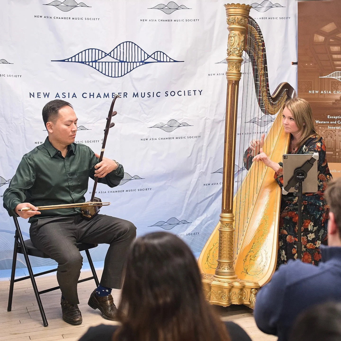 What an incredible Between The Bars workshop with harpist Kristi Shade, filled with immersive sounds and genuine connection. ✨

A beautiful dialogue between musical traditions that brought artists and audiences closer, one note at a time.
.
.
.
#harp