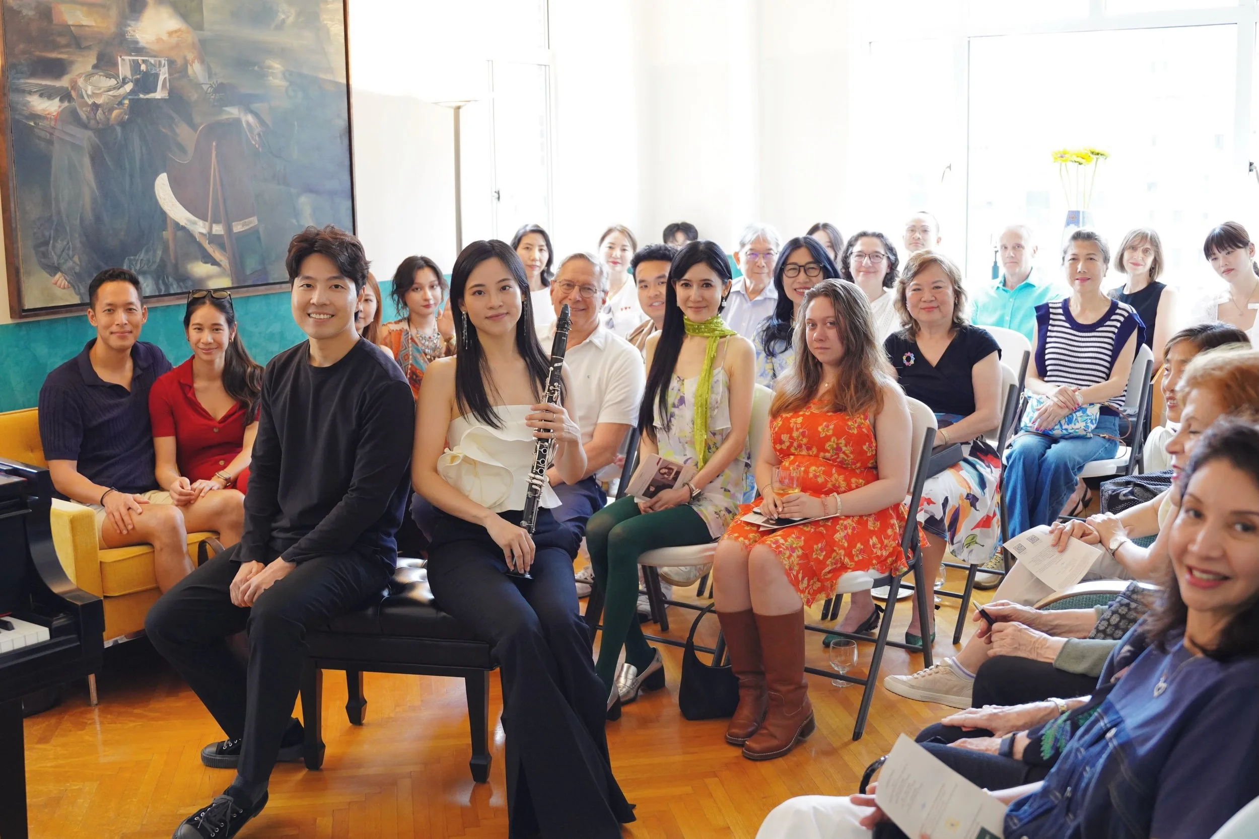Throwback to Between The Bars 🎶

It was a wonderful afternoon of music and conversation with clarinetist Yu-Ting Cheng and pianist Yeontaek Oh, sharing works by Poulenc, Brahms, Debussy, and Bernstein in an intimate setting.

Thank you to everyone w
