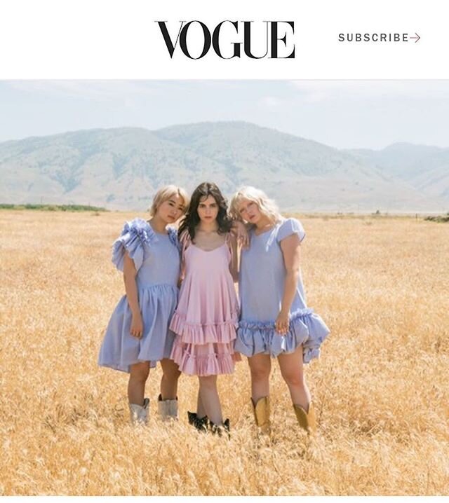 🎂 HAPPY BIRTHDAY GEORGIA! 🎂 1 year ago @georgiabykelseyrandall debuted in @vogue (truly beyond my wildest dreams!) 🎂 thank you @brookebobb @teenvogue @sararradin for first writing about Georgia and being so supportive! And thank you @houseof.nyc @