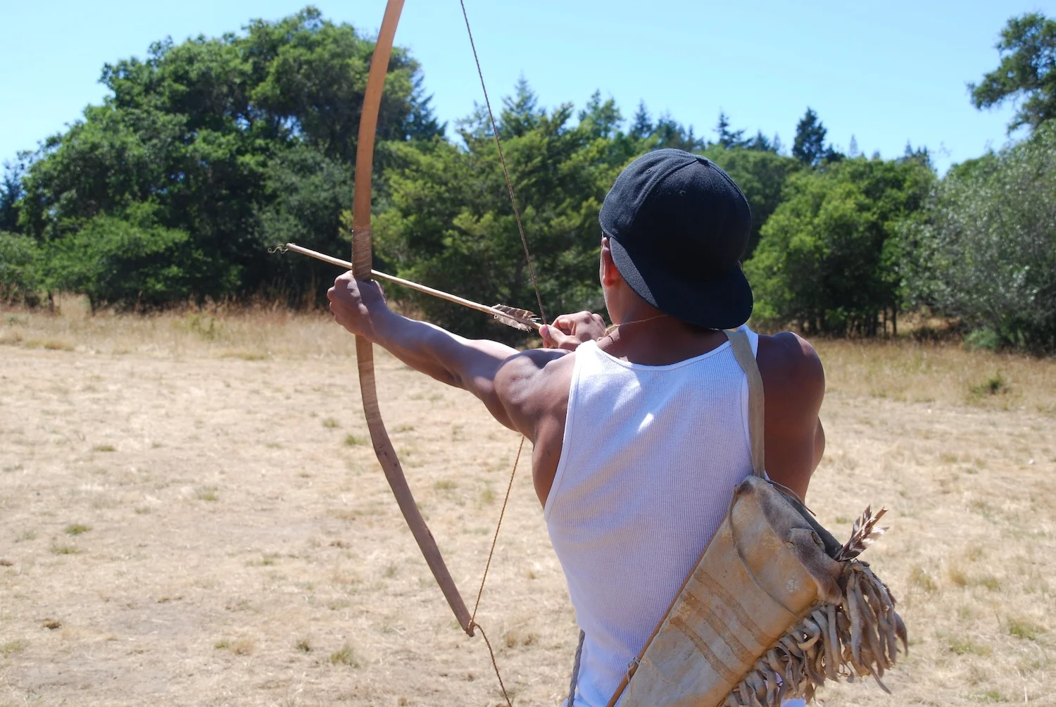 Ready to release the arrow.