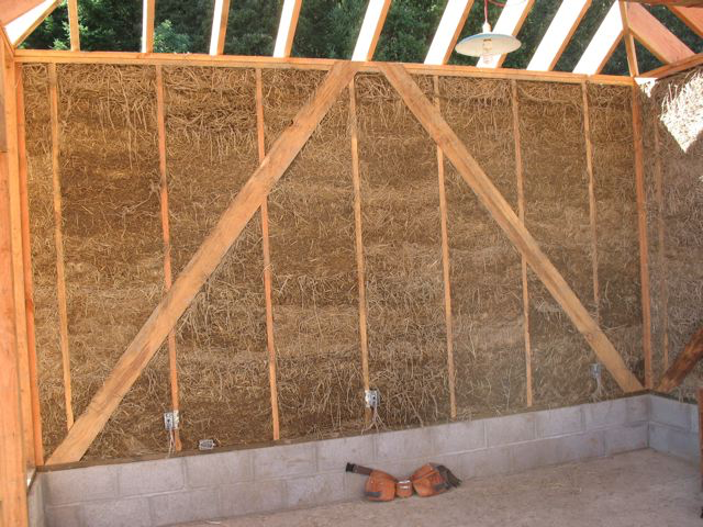 Straw Clay Infill Wall