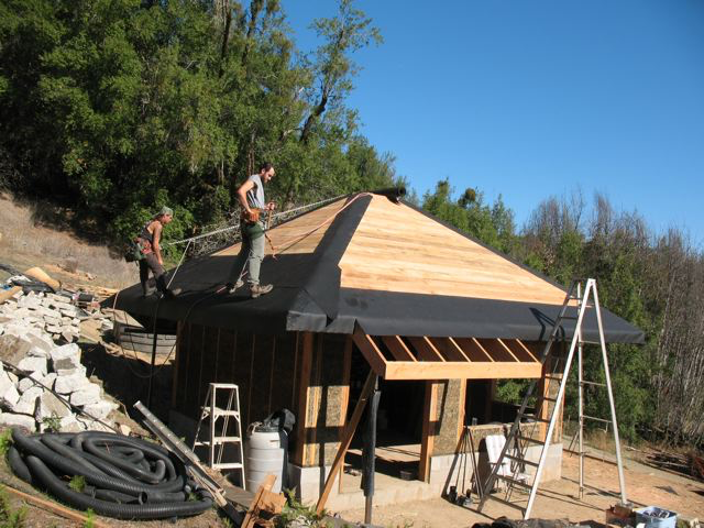 Tar Paper on the Roof