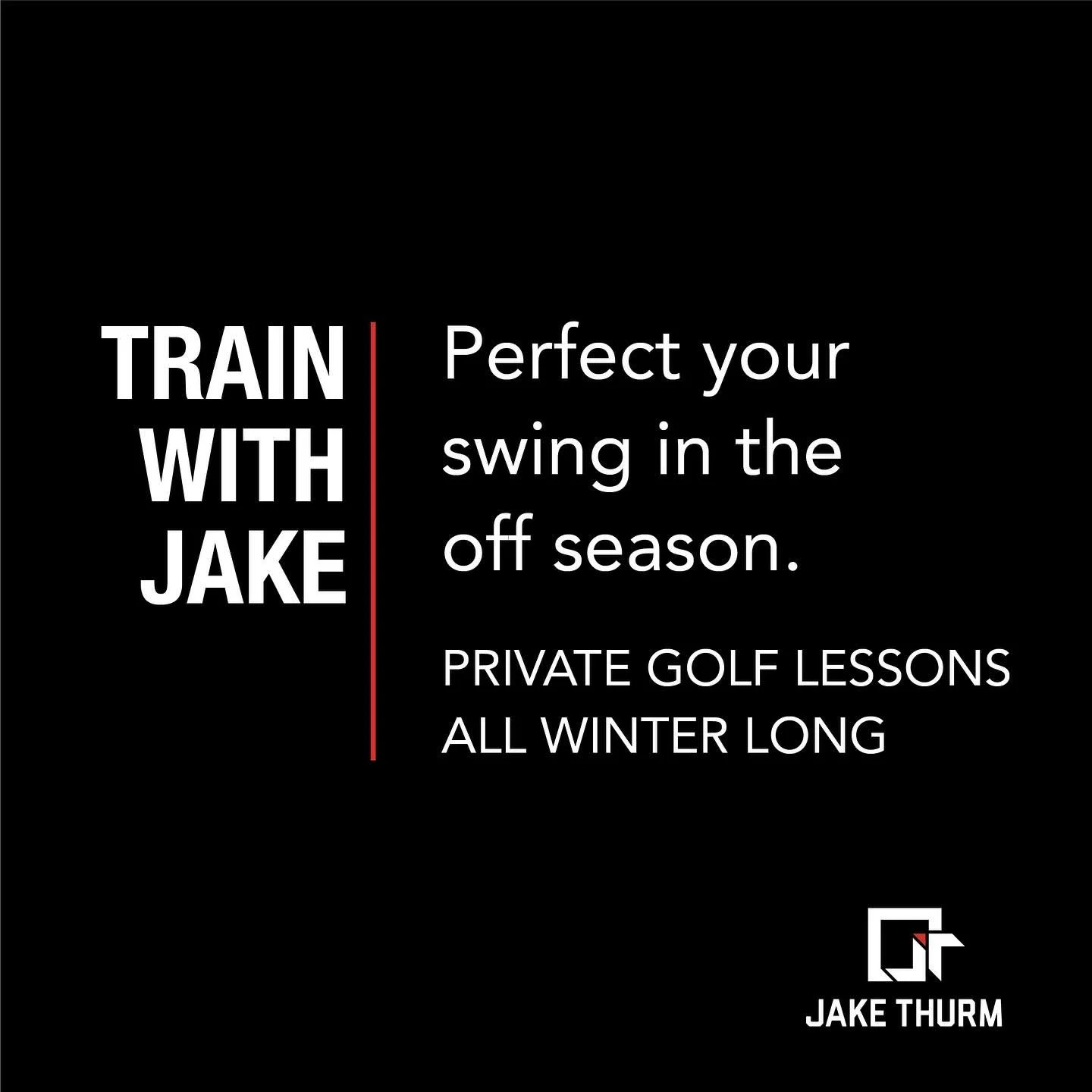 Train indoors this winter with Jake Thurm&rsquo;s private lessons, featuring advanced tech like Flightscope, Focusband, and V1 video analysis. Every session is tailored to your swing, your body, and your goals.

#trainwithjakethurm #golfcoach #golfin