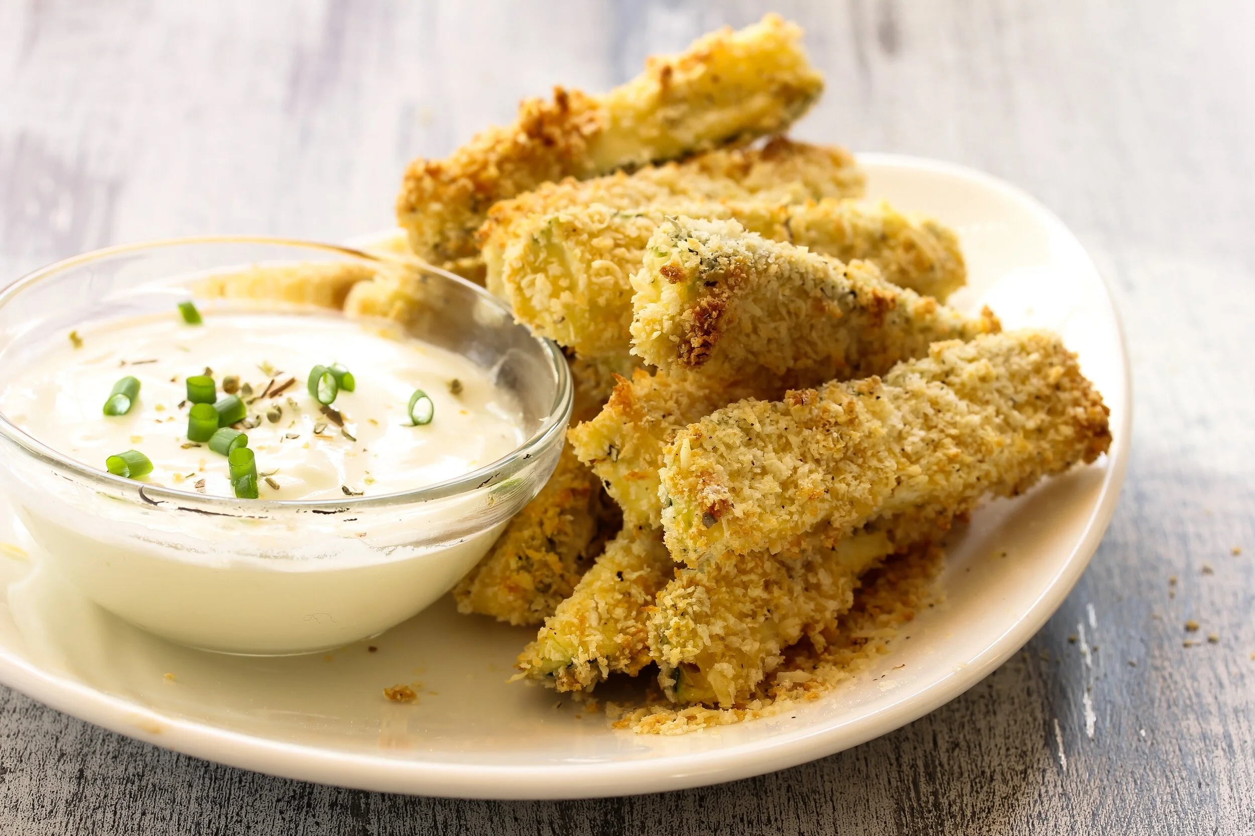 Crispy Air Fryer Parmesan Zucchini Fries