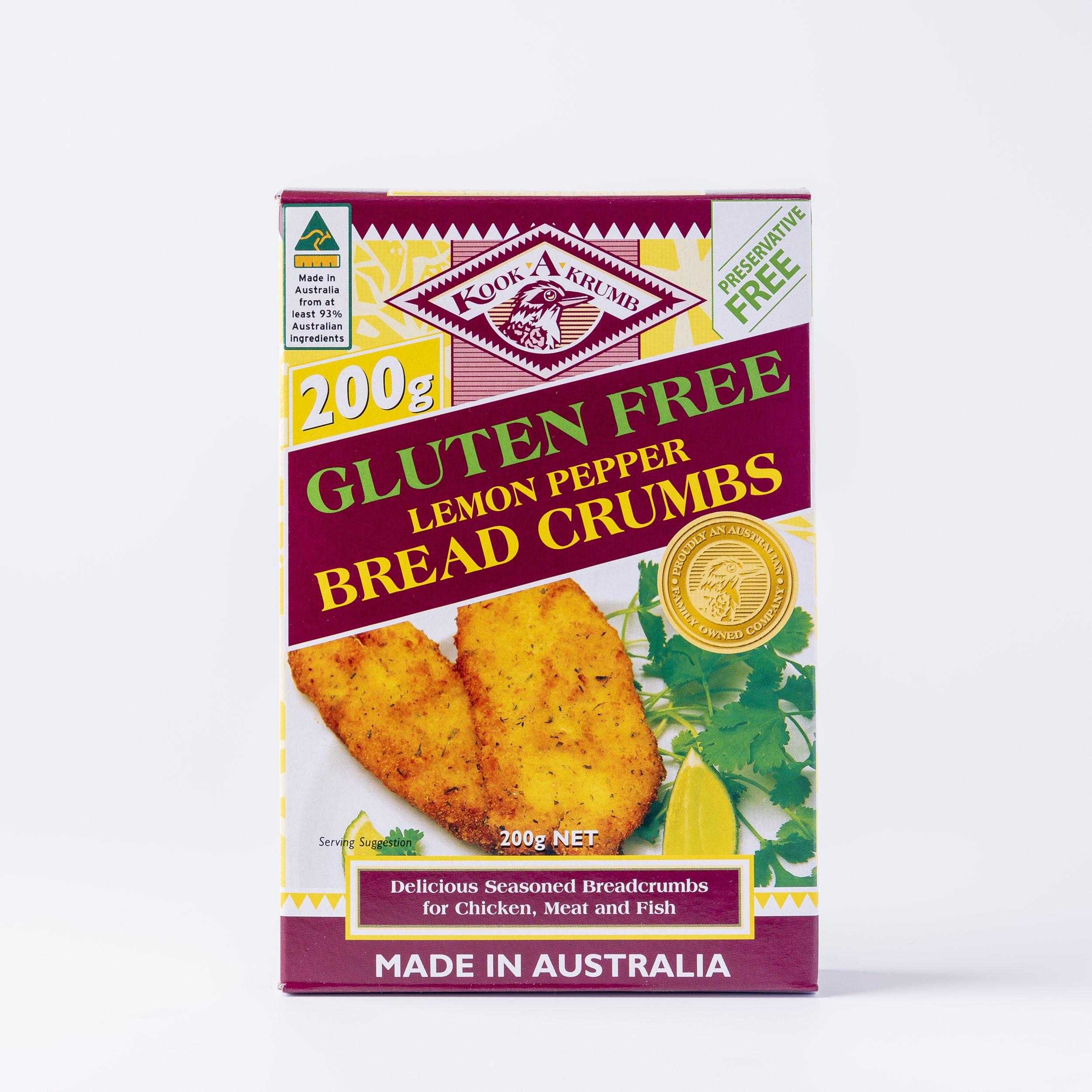 Gluten Free Lemon Pepper Breadcrumb