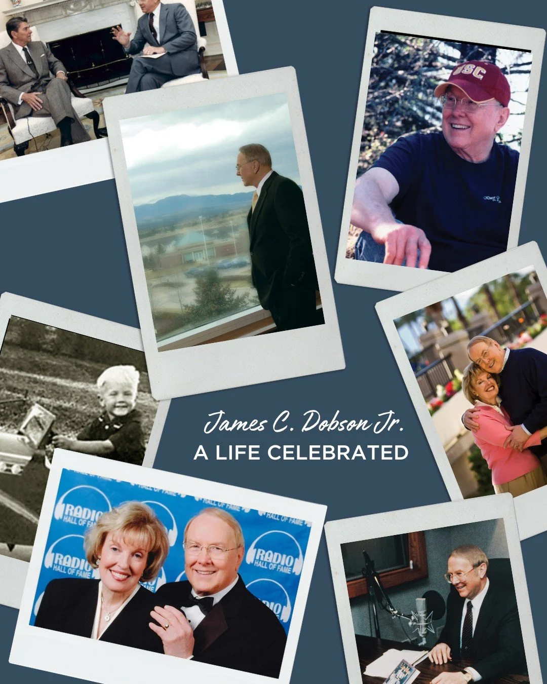 This past weekend, Roger had the honor of attending the memorial service for Dr. James C. Dobson at Cherry Hill Community Church in Colorado.

It was a beautiful testimony to God's faithfulness&mdash;a Christ-centered celebration of a life devoted to