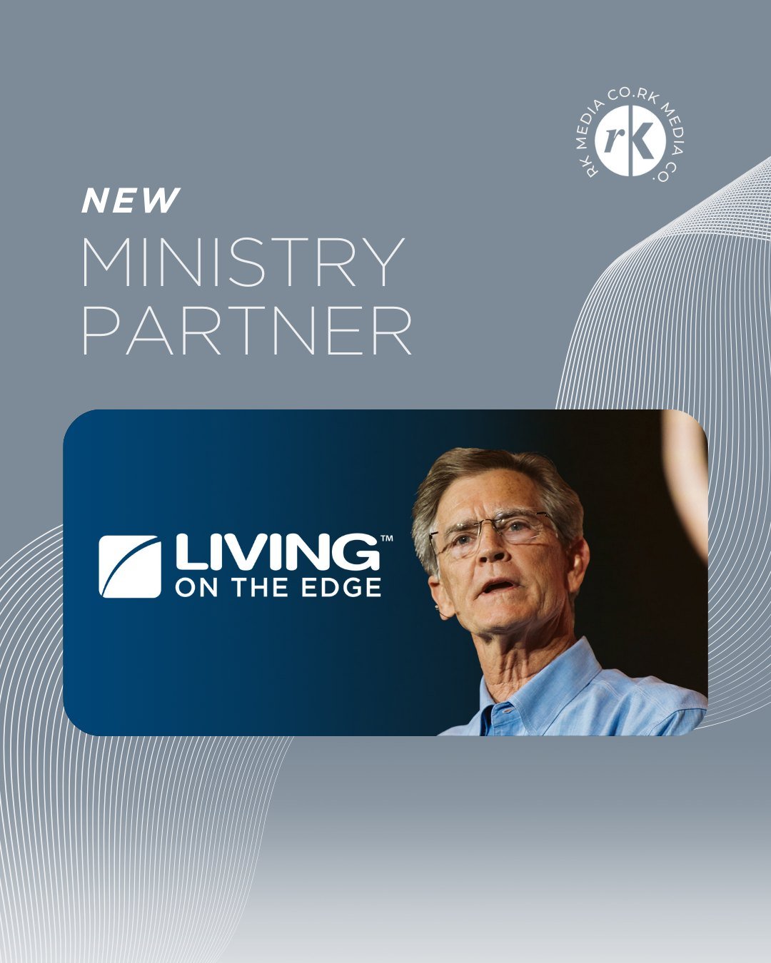 We're excited to announce that Living on the Edge with Pastor Chip Ingram has joined our family of ministry partners at RK Media!

This 25-minute daily and weekly program offers inspiring biblical teaching that resonates deeply with listeners nationw