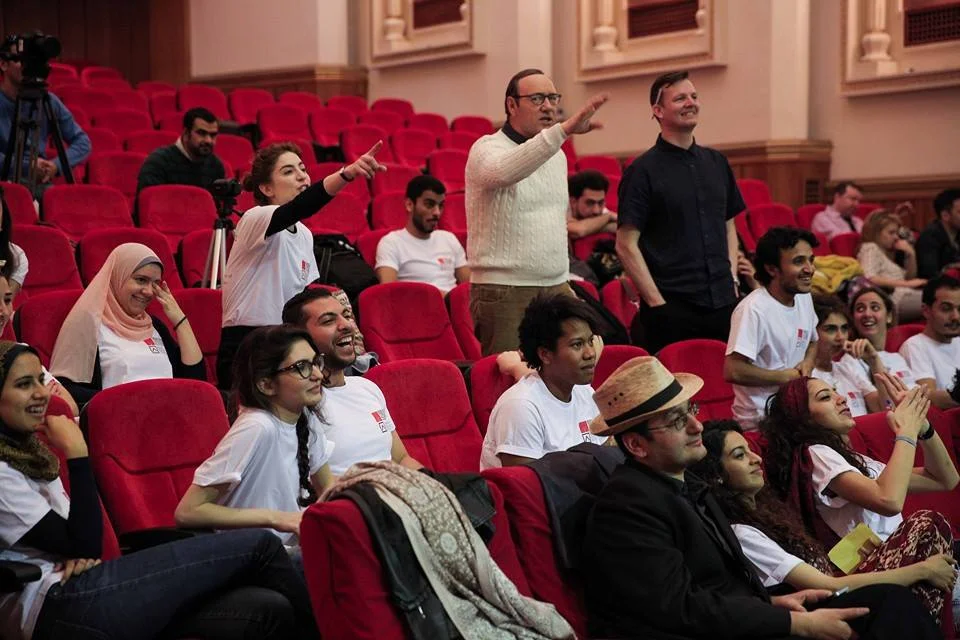  At Rehearsals with Kevin Spacey, Hassan Abdulrazak. 