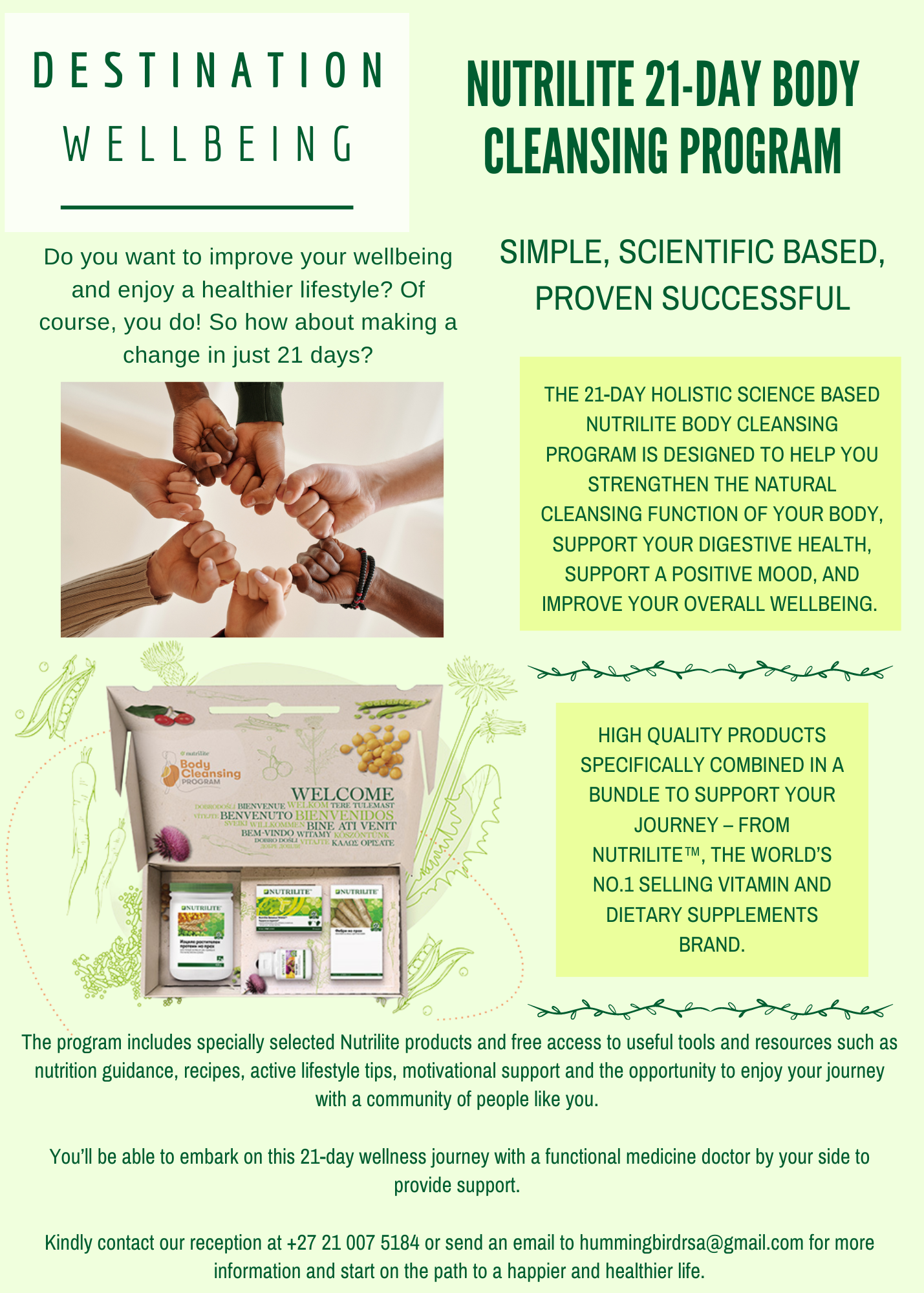 Nutrilite 21day Body Cleansing Program — Hummingbird Health