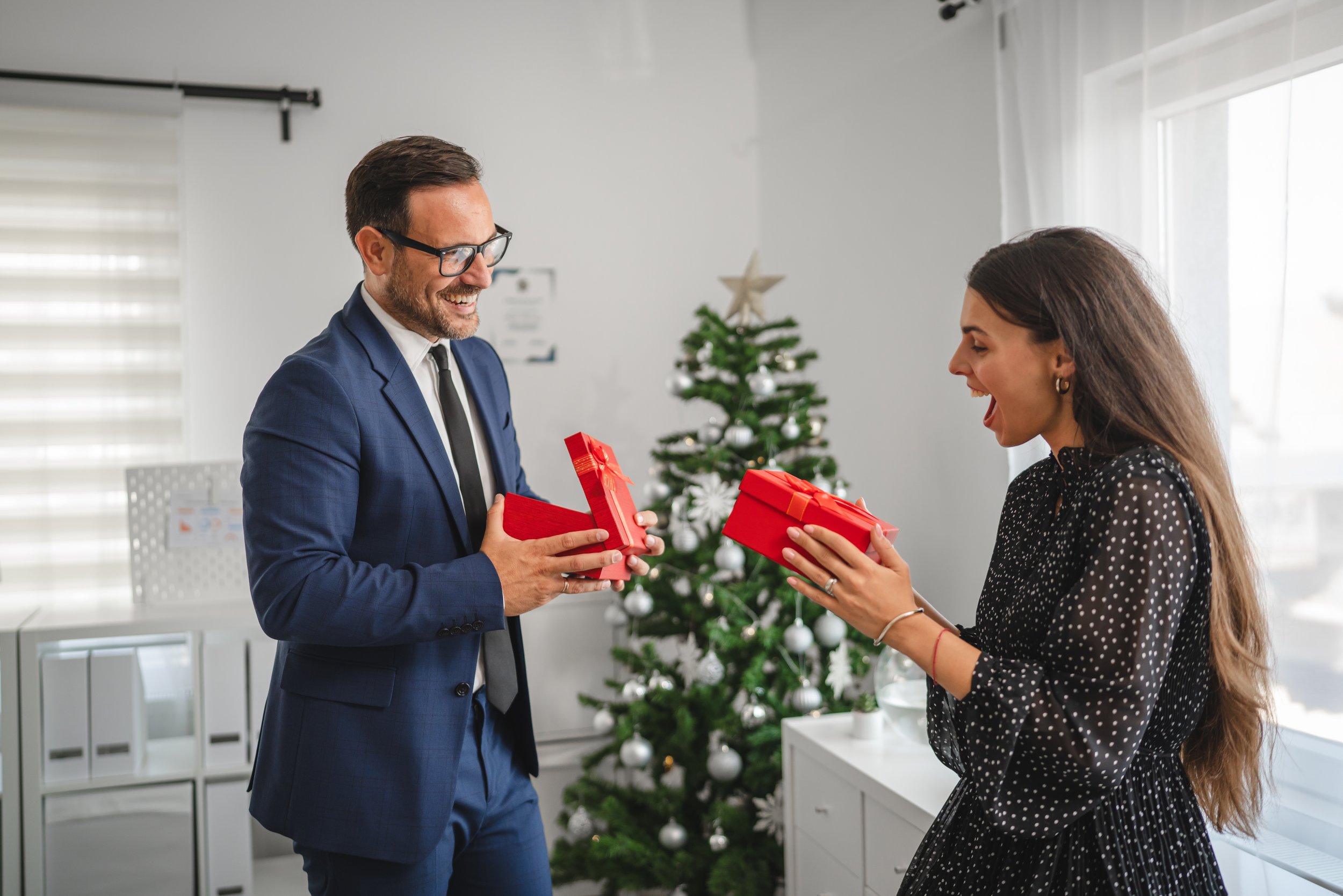 Red Corporate Christmas Gift