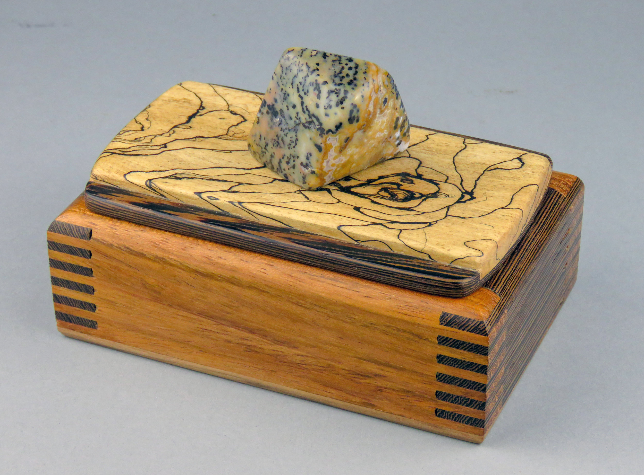 Cheetah Agate Box:  SOLD 