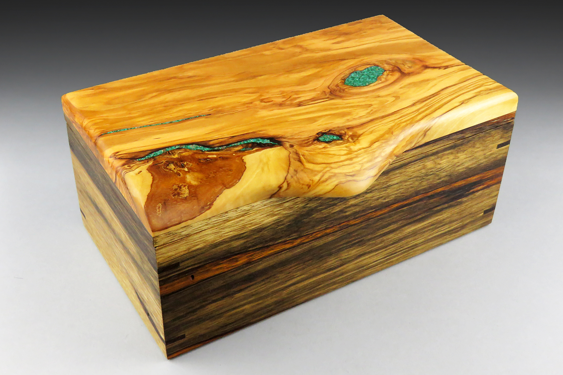 Flowing OliveJewelry Box: SOLD 