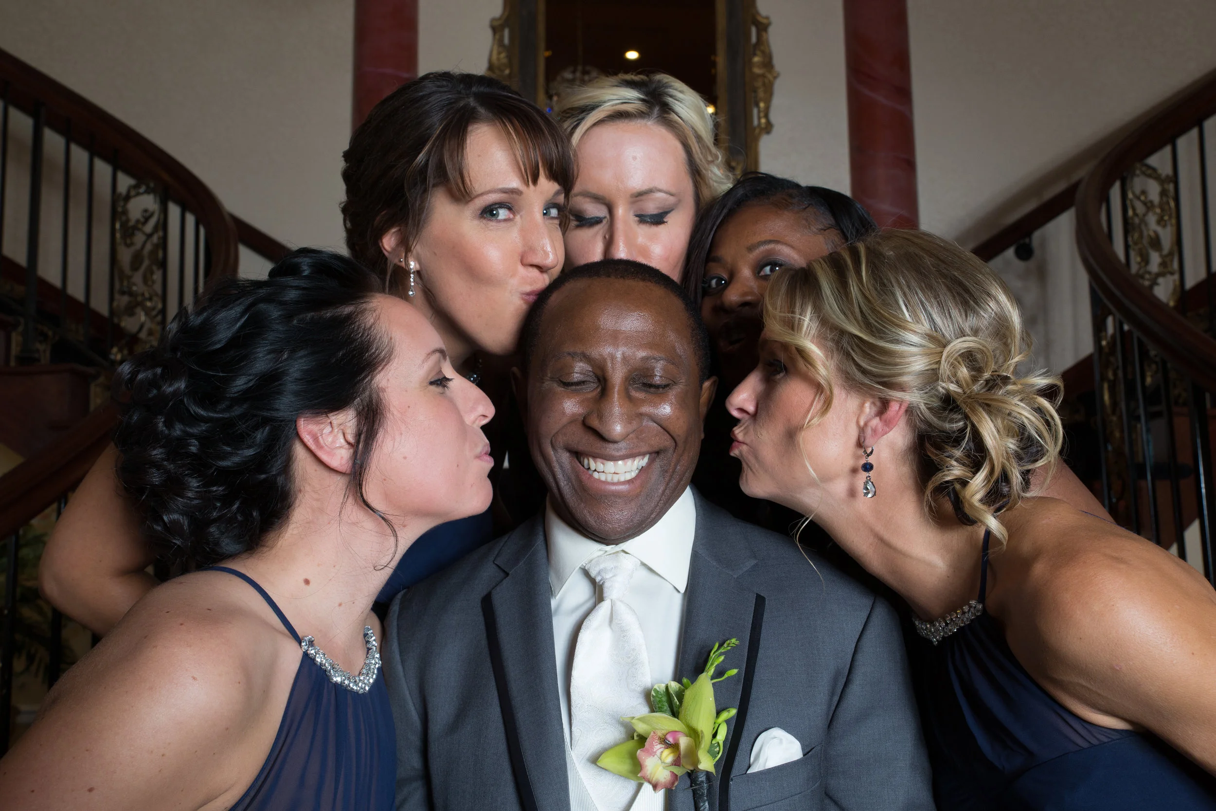 The last time a man can be surrounded like this and not have some explaining to do.