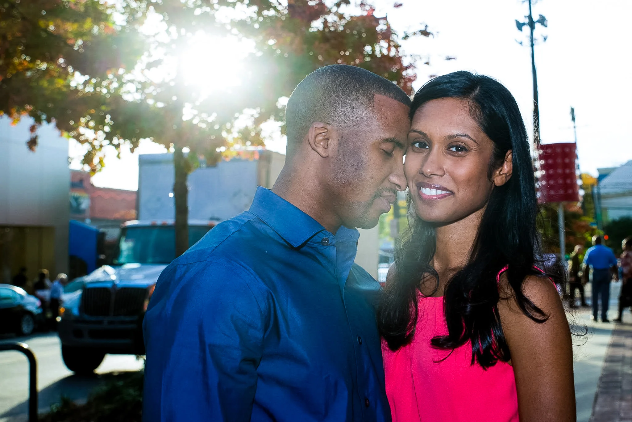 Wonderful sunny day for this engagement session.