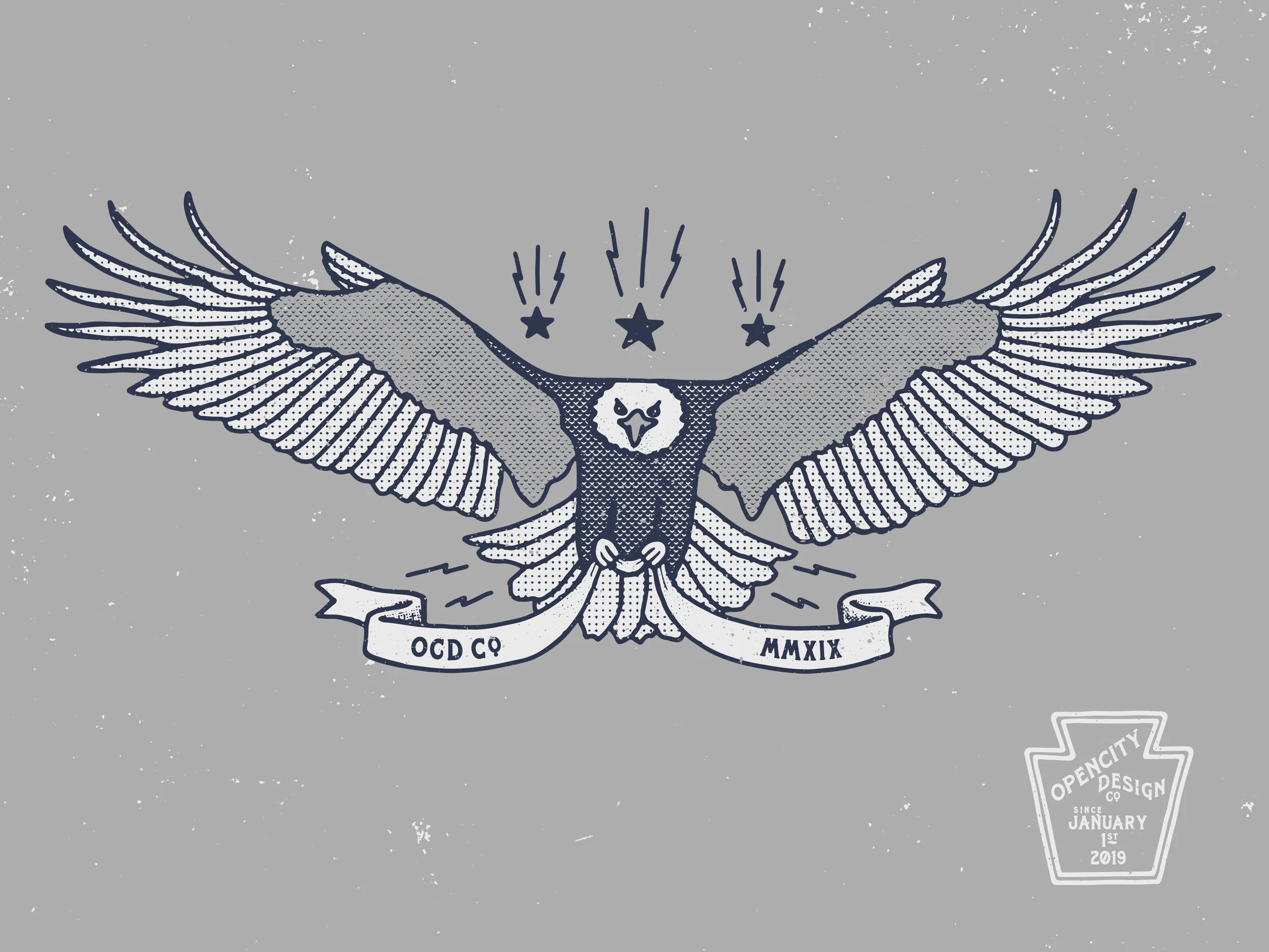 Some OCDCO branding made using Campaign