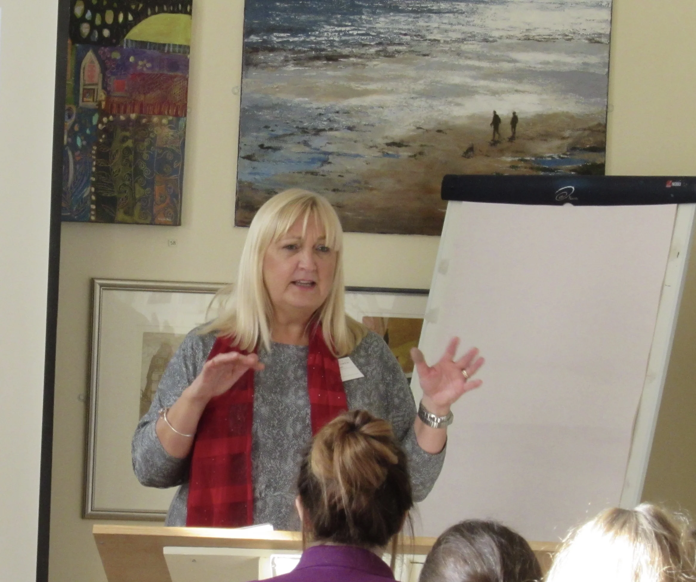 Opening the 2019 International Women’s Day event at Scarborough Art Gallery for Inspiring Women