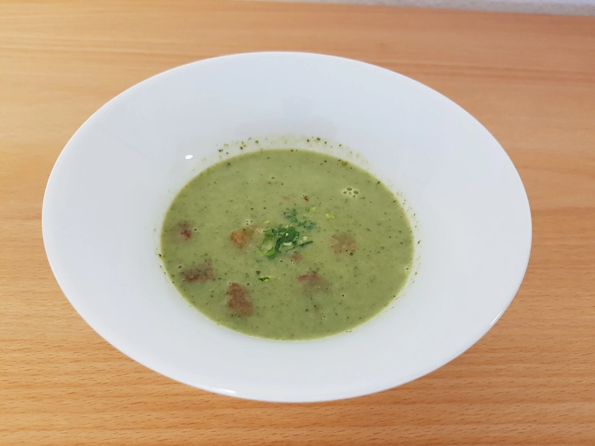 Spinat-Bärlauch-Cremesuppe