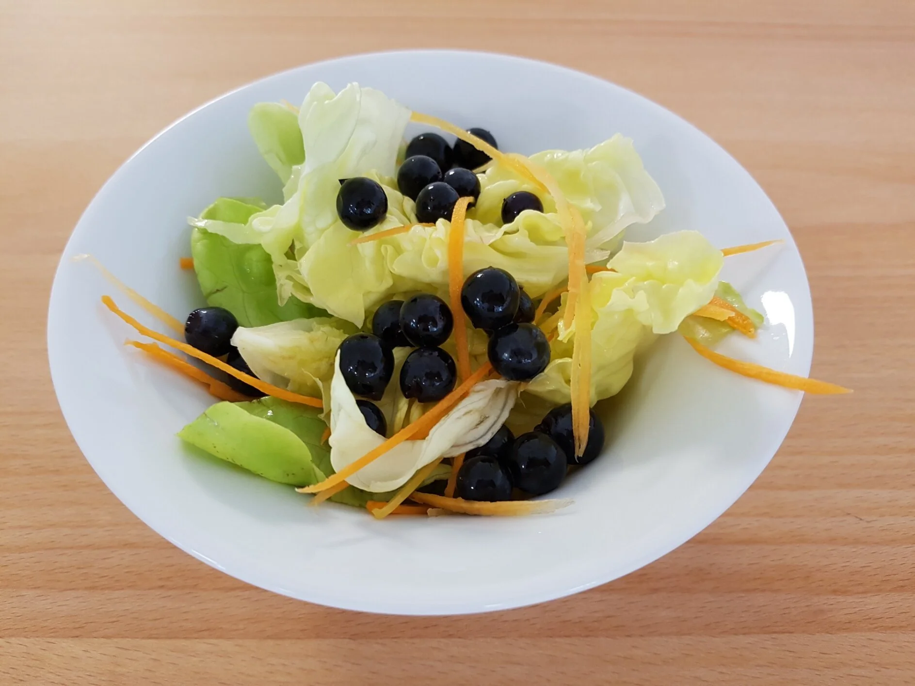 Salat mit Trauben