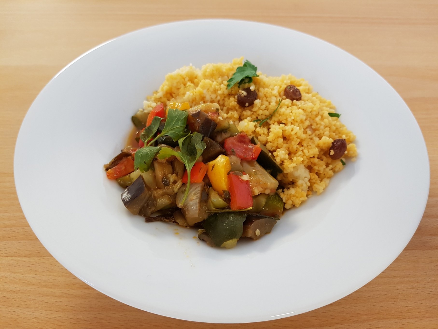 Ratatouille mit Couscous