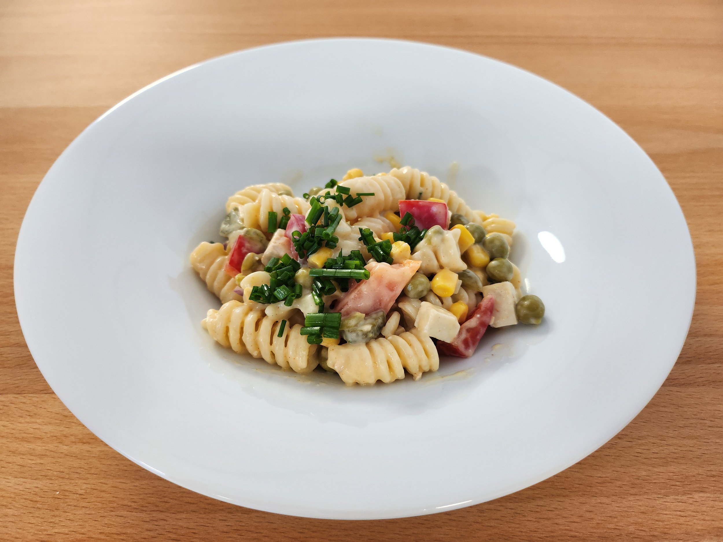 Veganer Mayonnaise- Nudelsalat