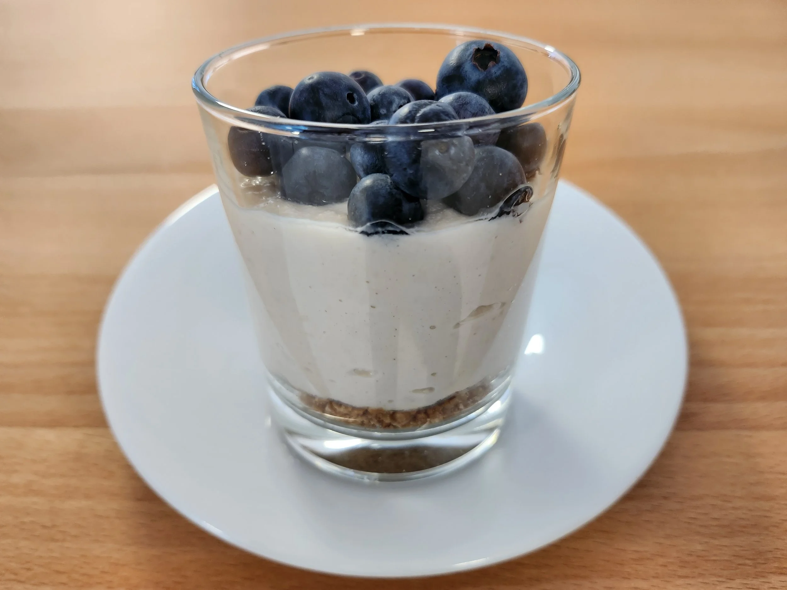 Käsekuchen im Glas vegan