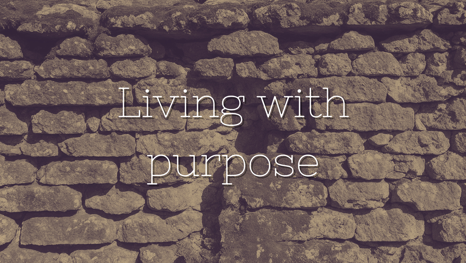 Living with purpose - Ben Norris - 11.05.2025
