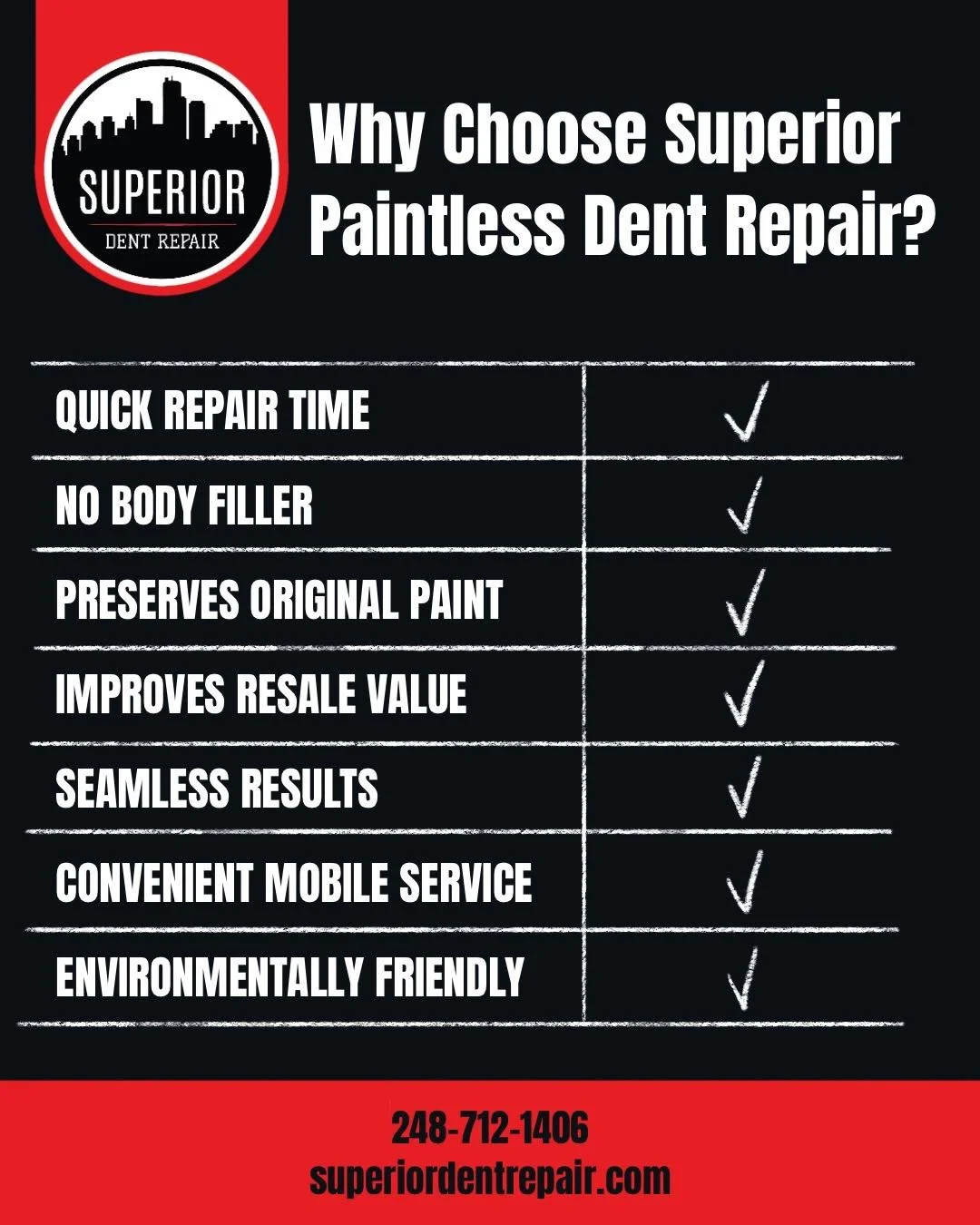 Text us photos of the damage for a paintless dent repair estimate 📲
#PaintlessDentRepair #PaintlessDentRemoval #PaintlessCollisionRepair #PDR #AutoRepair #AutoRepairExperts