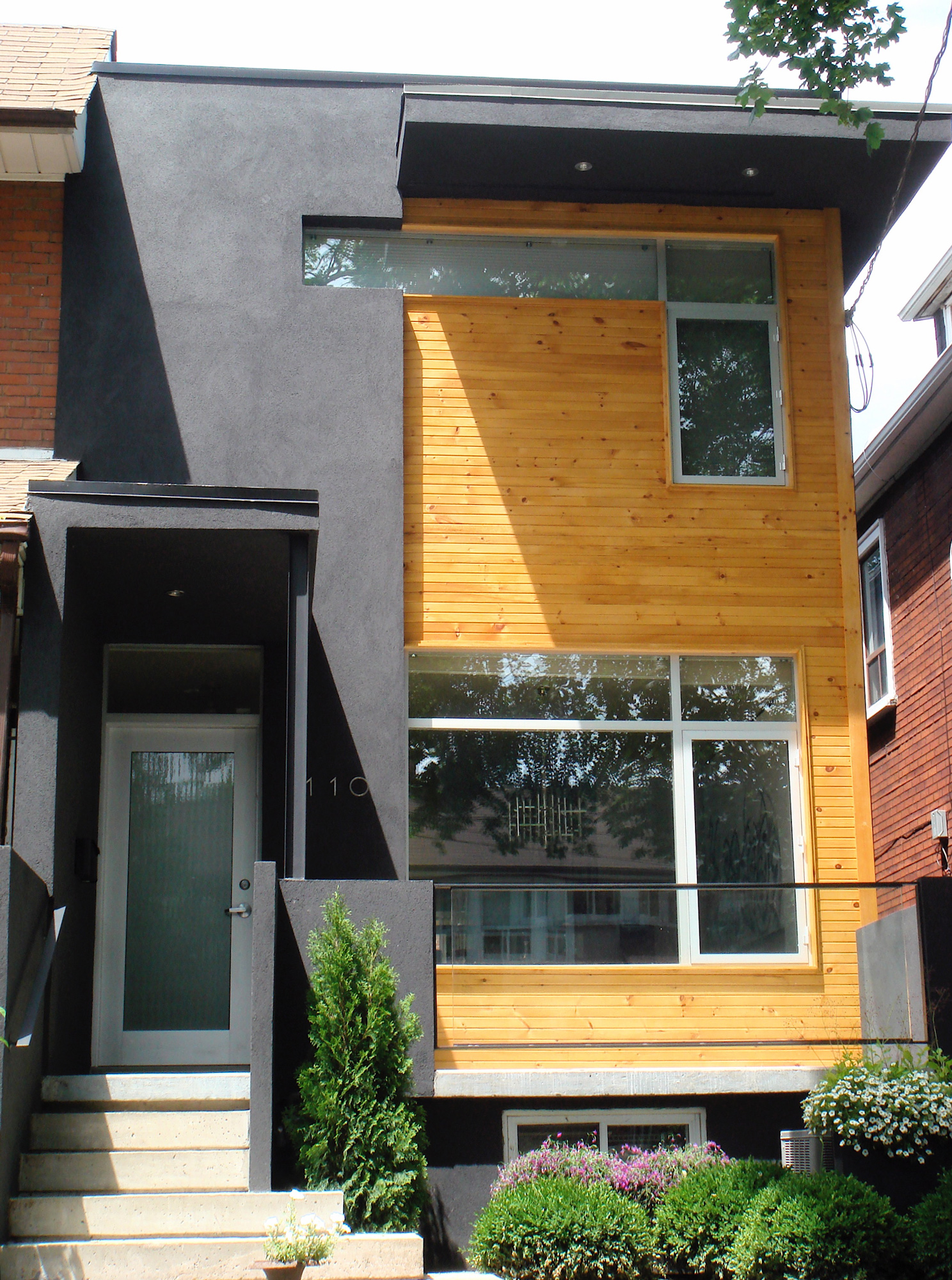 Front façade—after