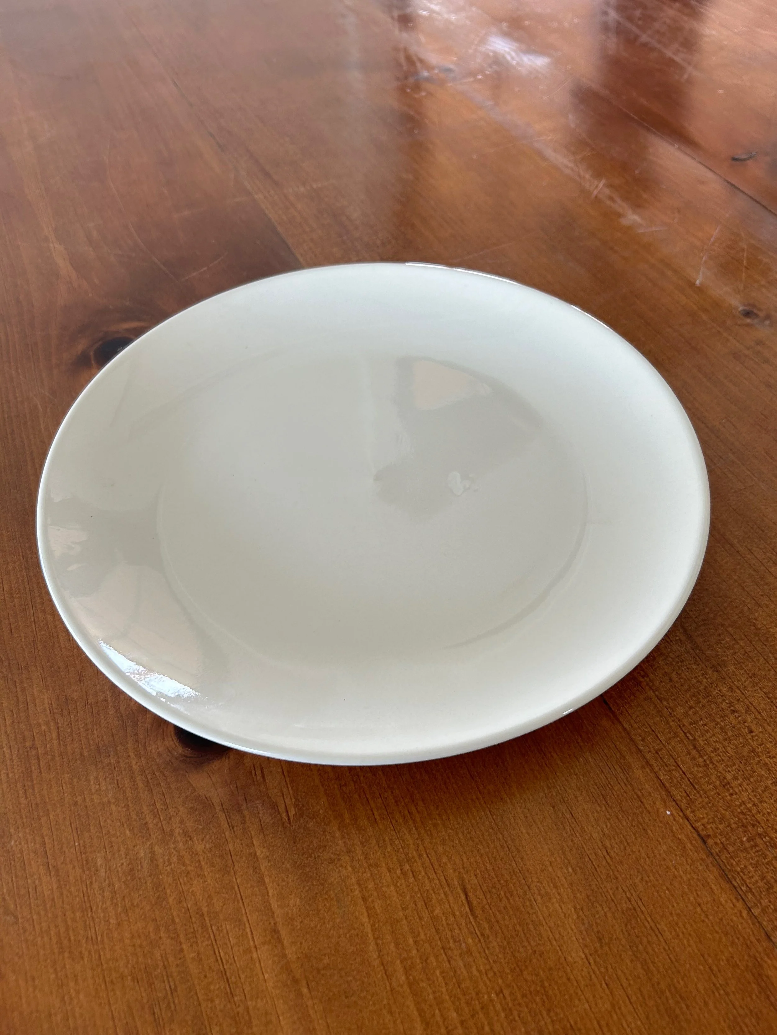 White Dinner Plate