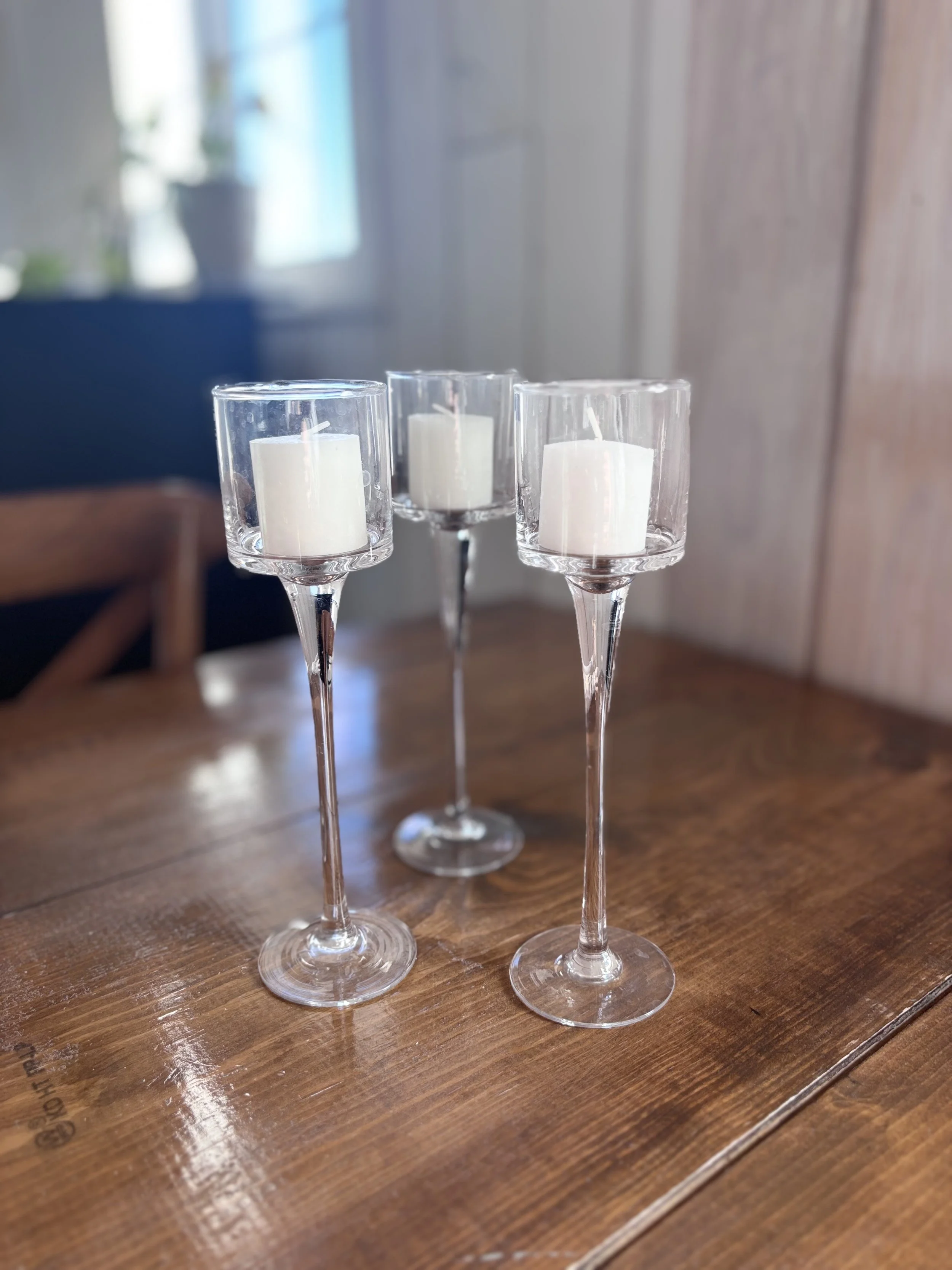 Stemmed Glass Tealights