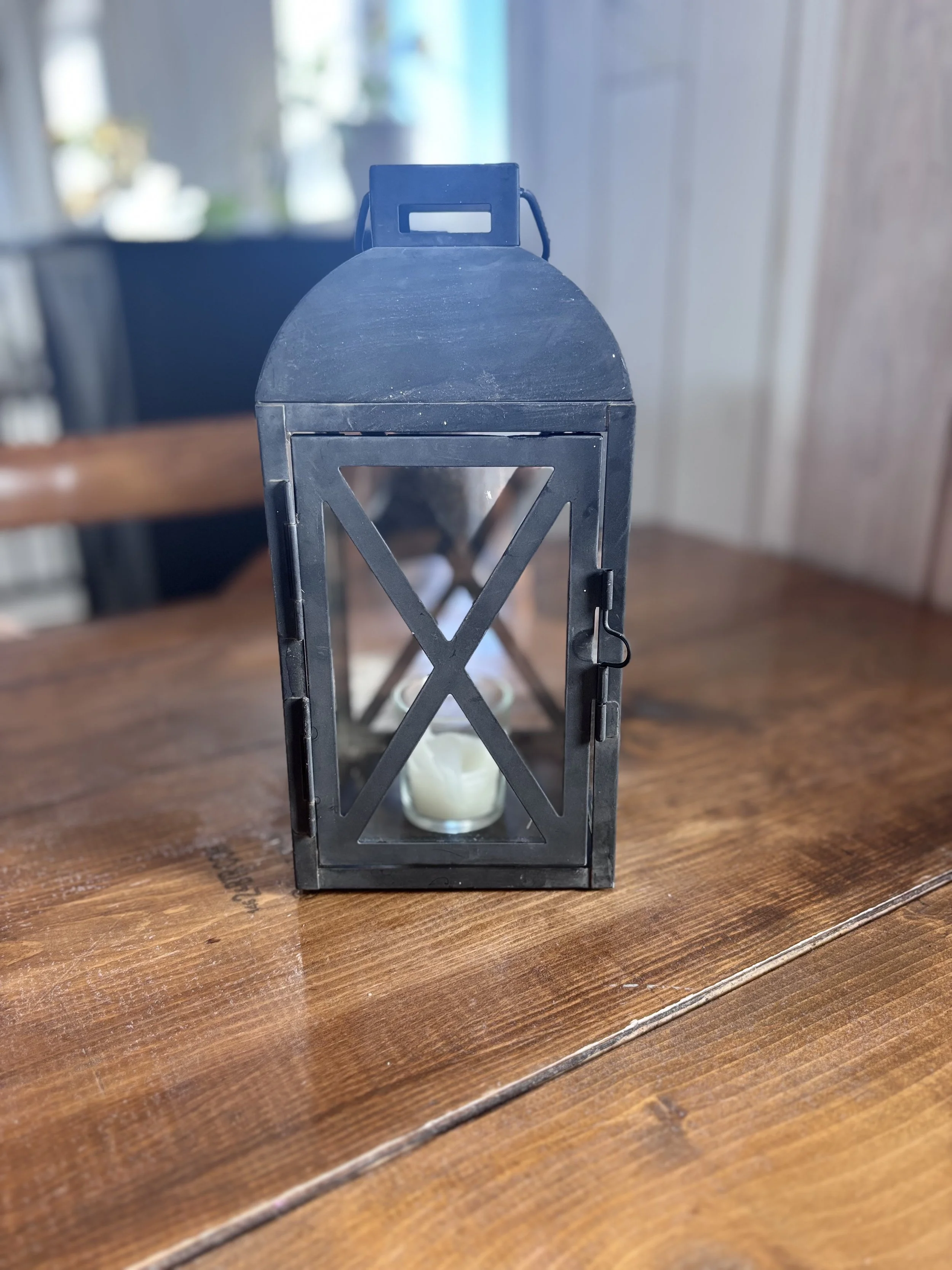 Black "X" Lantern
