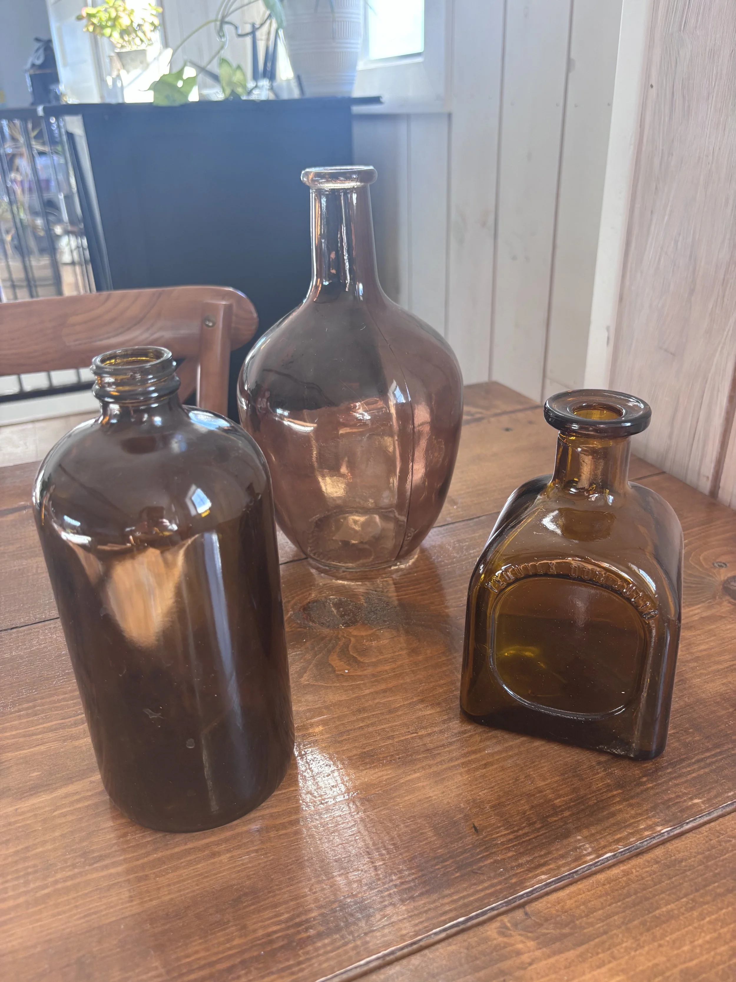 Assorted Large Brown Vases