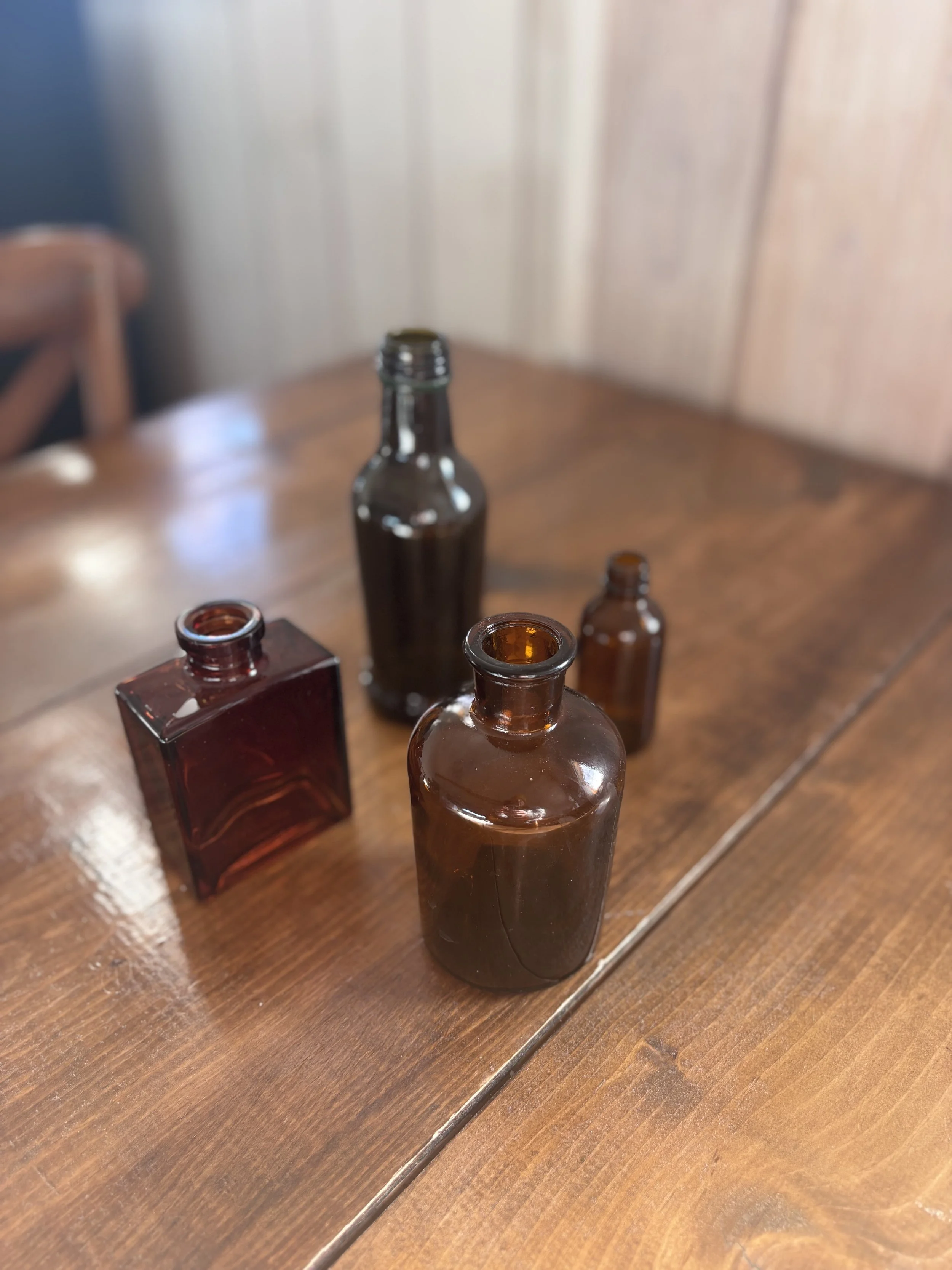 Assorted Brown Vases