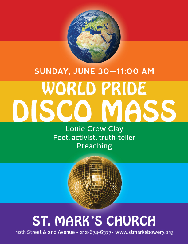 World Pride Disco Mass & St. Mar’s Church in-the-Bowery