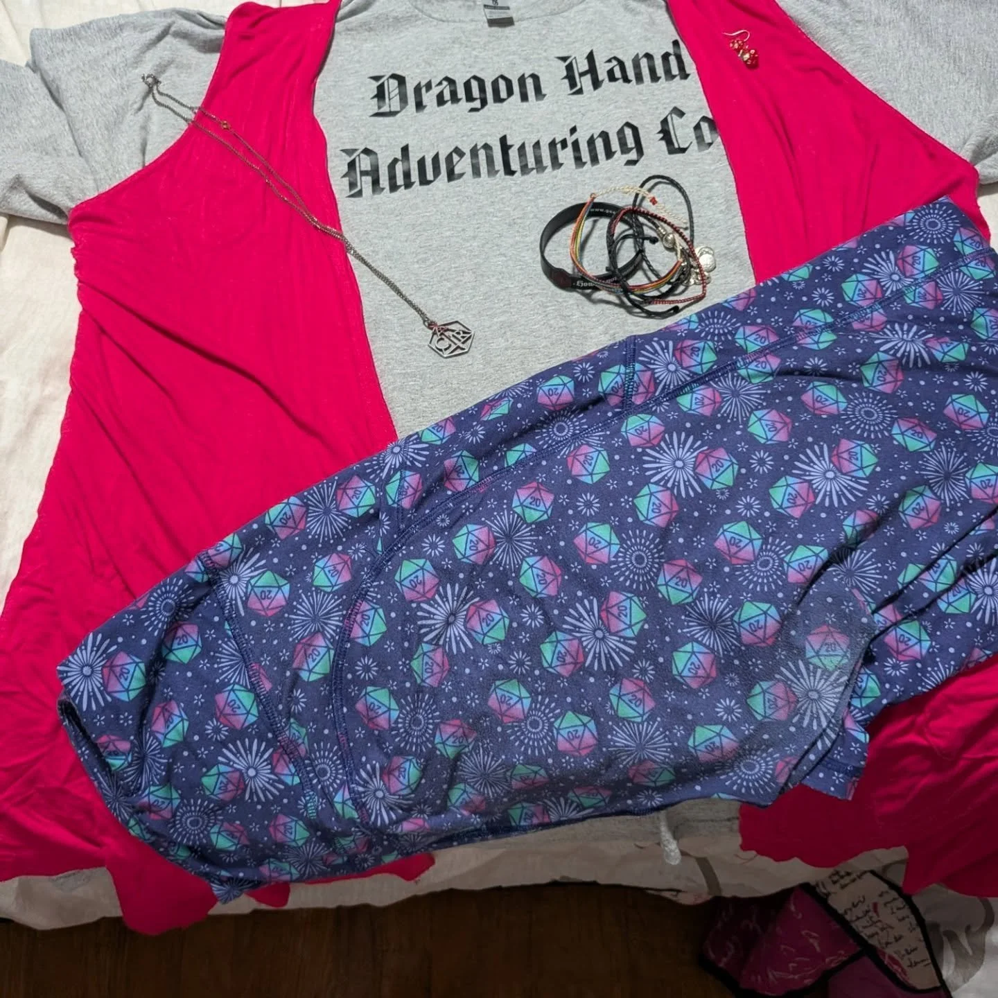 Kitting up for my first time back in the#gmseat since June. #newdice from @dieharddice picked up from my new game store @freedomhobbyandgaming because when you are playing a #oneshot boss battle you need new shinies! Getting ready to do a dice pull f