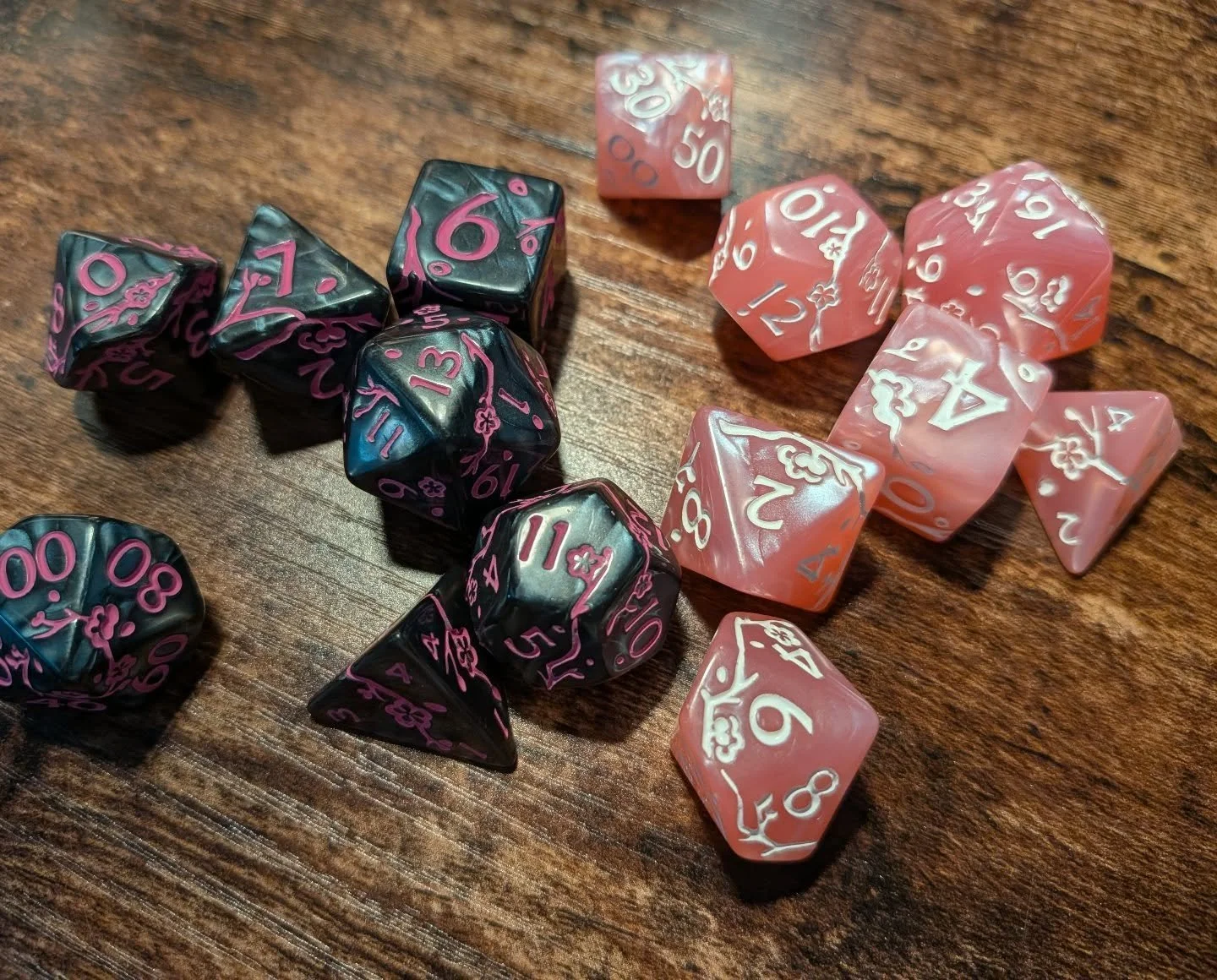 New dice, who dis? Picked up some new dice this week that I am fully blaming on Rick, even though it's really more Dan's fault. 

#newdice #allthedice #ilovedice #gmlikeagirl