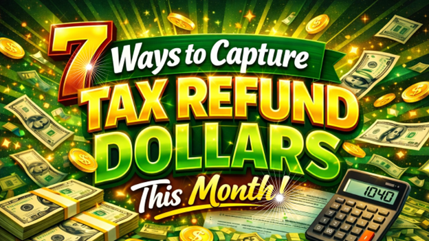 7 Ways to Capture Tax Refund Dollars This Month