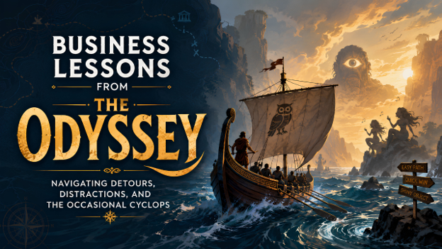 Business Lessons from&nbsp;The Odyssey: Navigating Detours, Distractions, and the Occasional Cyclops