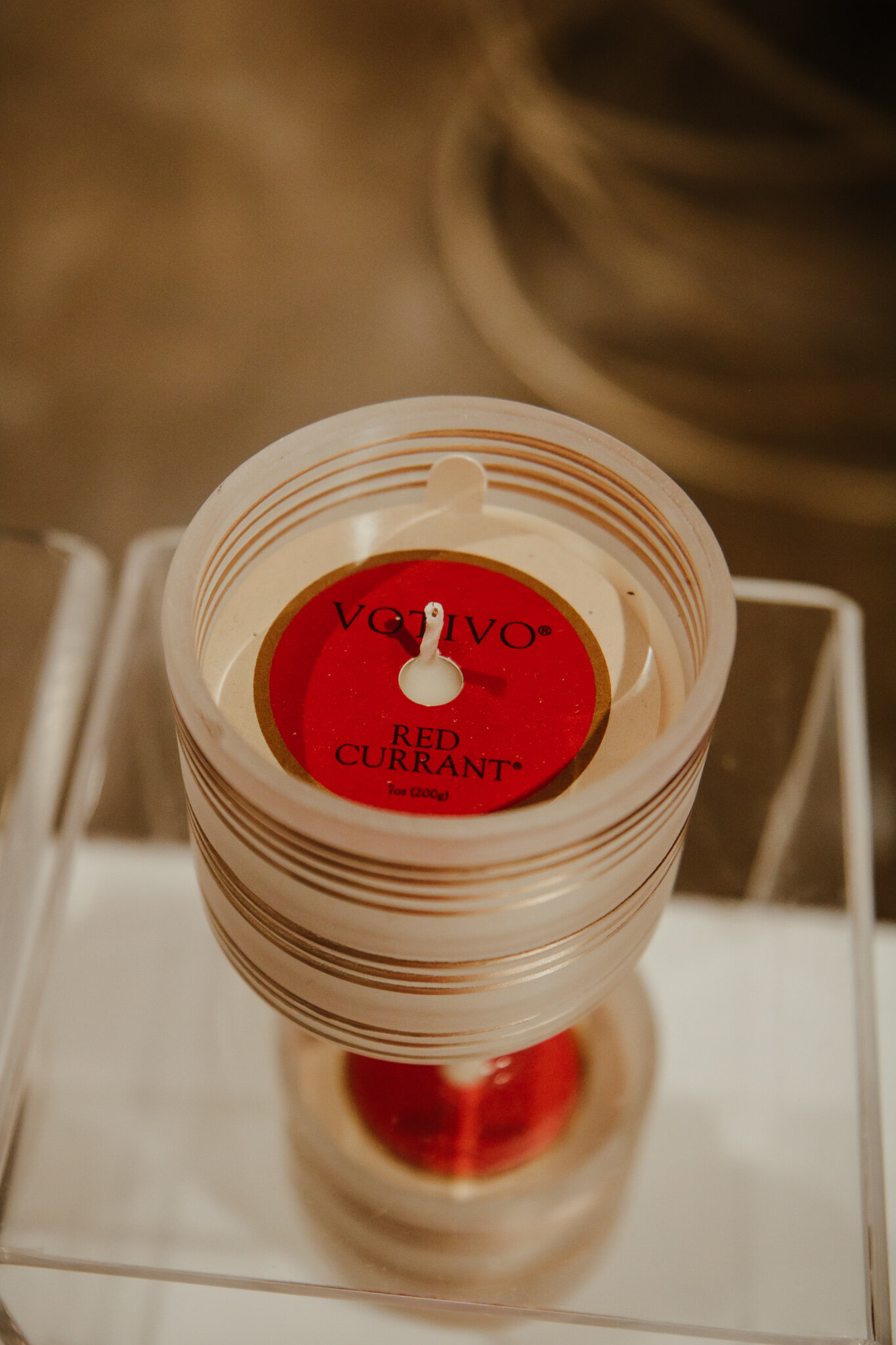 Votivo Striped Candle