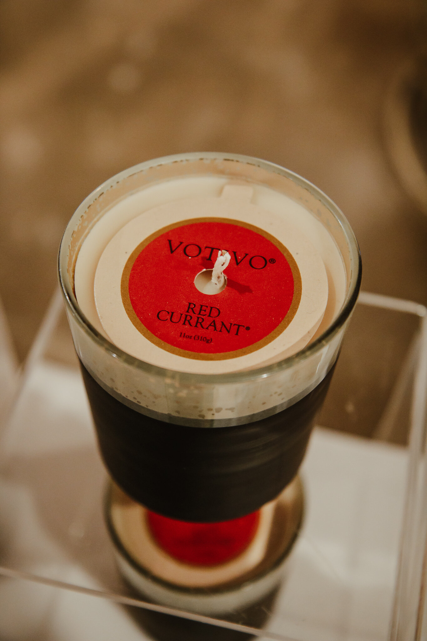 Votivo Silver Rim Candle