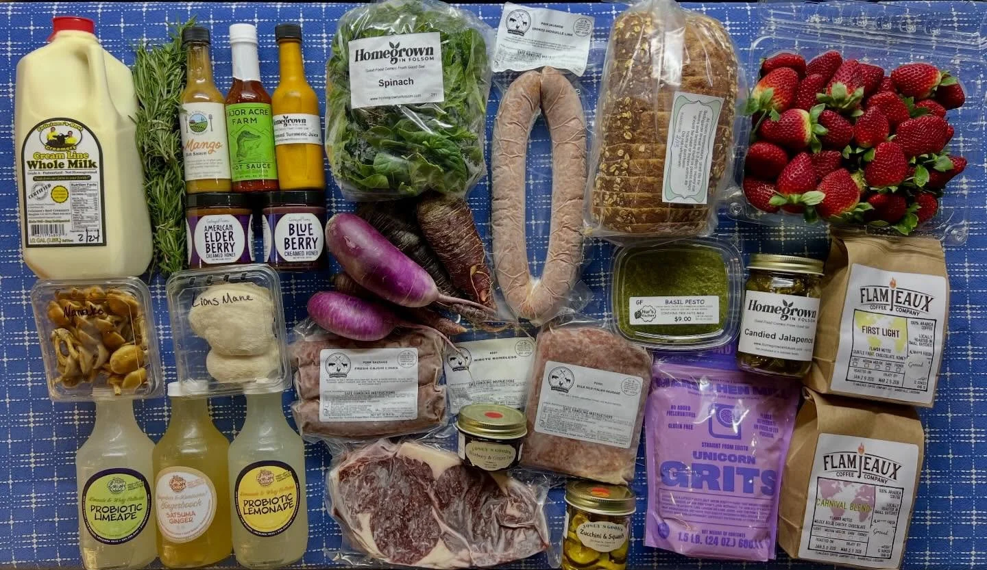 What a week! Happy Valentine&rsquo;s Day and Mardi Gras weekend.

If you need Andouille for jambalaya or gumbo this weekend, or other sausages to grill, we&rsquo;re happy to have finally restocked our pastured/woodland pork this week &mdash; picked u