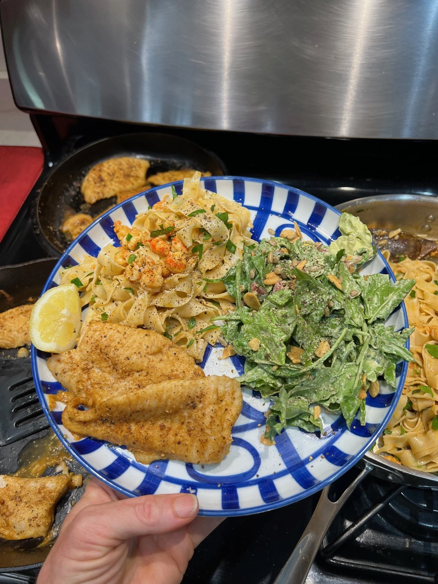 Crawfish Fettuccine, Chicken Saag &amp; Dal, Yellow Curry with Tofu, Sheet Pan Brats, Strawberry Lemon Bars &amp; More!