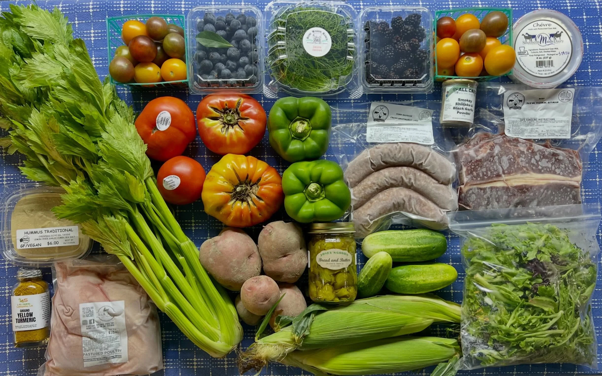 🍅 We&rsquo;ve got nearly 50 items in the produce category this week! 🥳

Tomatoes galore, plus eggplant, peppers, berries, melons, sweet corn, greens and lots more.

For the first time, we added a &ldquo;seconds&rdquo; item on sale for both creole a