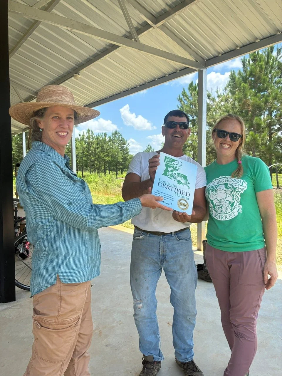 Local Cooling Farms is Now a Louisiana Certified Natural Habitat!