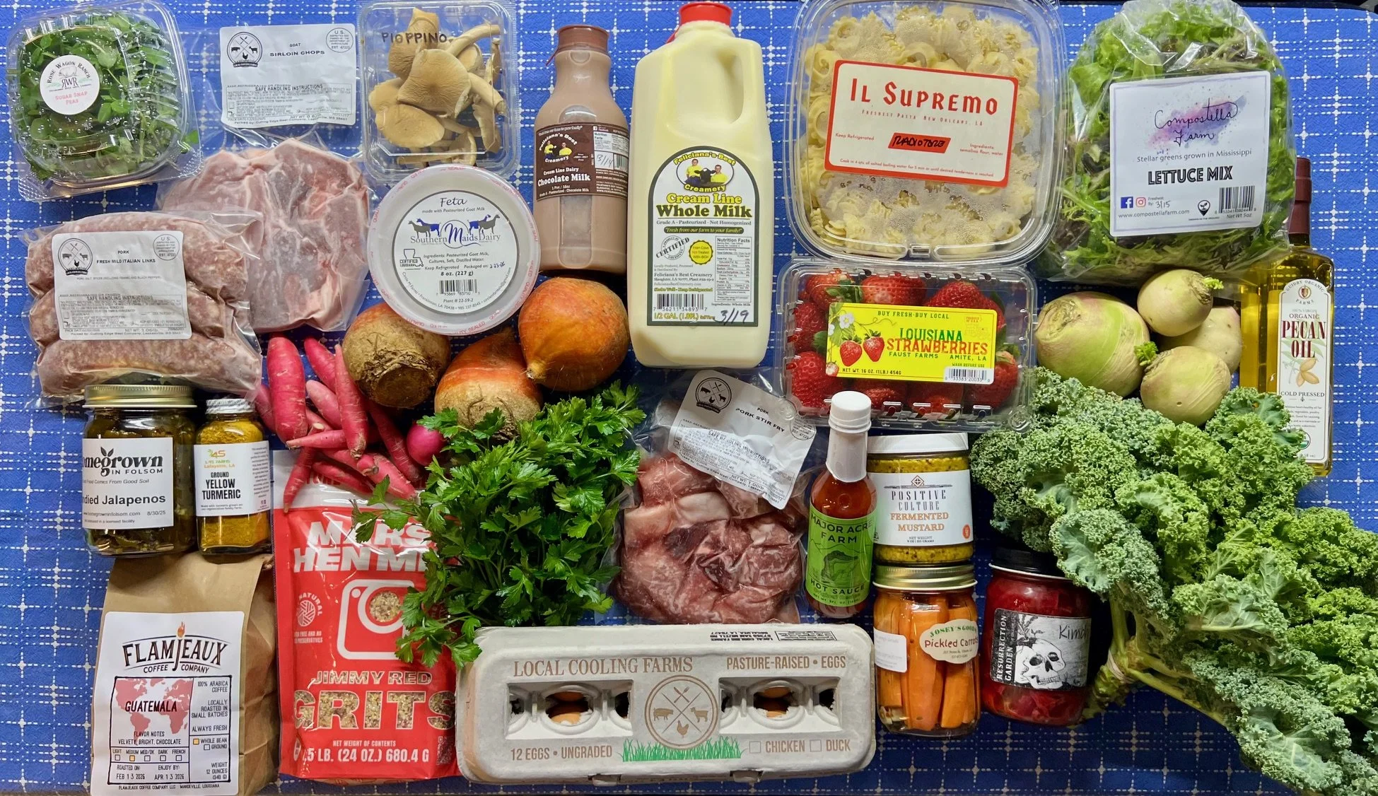 Mushrooms &amp; Mushroom Products Galore, Celery, Herbs, Greens &amp; Strawberries, Honey Oat Loaves, Eggs, Goat Dairy, Meat &amp; Seafood &amp; More!