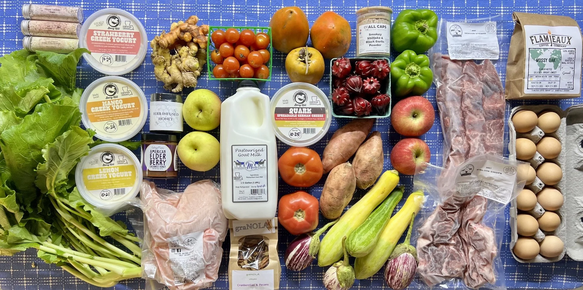 Apple Cider &amp; Chocolate Milk, New Cheeses, Winter Squashes &amp; Sweet Potatoes, Ginger &amp; Turmeric, Kombucha, More Beef, Goat Meat &amp; Pork, Eggs &amp; More!